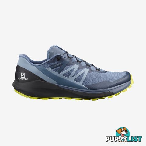 Salomon Sense Ride 4 Mens Trail Running Shoes - Copen Blue/Black/Evening Primrose - 11.5US - L41210400-11