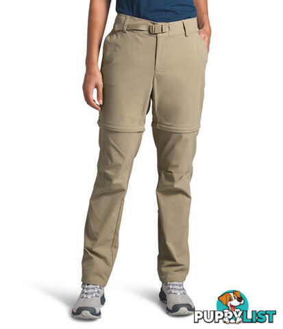 The North Face Paramount Convertible Womens Hiking Pant - Twill Beige - AU12/US8 - NF0A4CK9ZDL-R-08F