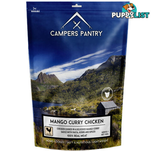 Campers Pantry Mango Curry Chicken Freeze Dried Meal - CPMCC11017