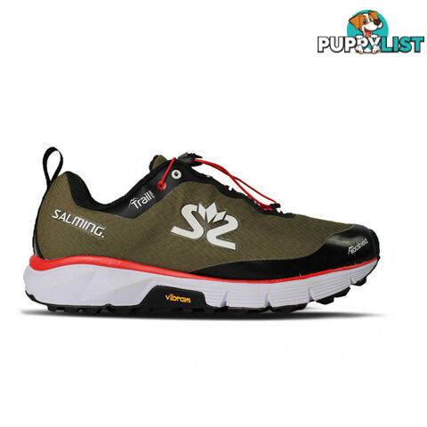 Salming Trail Hydro Womens Trail Running Shoes - Beige/Black - US8.5 - 1289086-2001-40