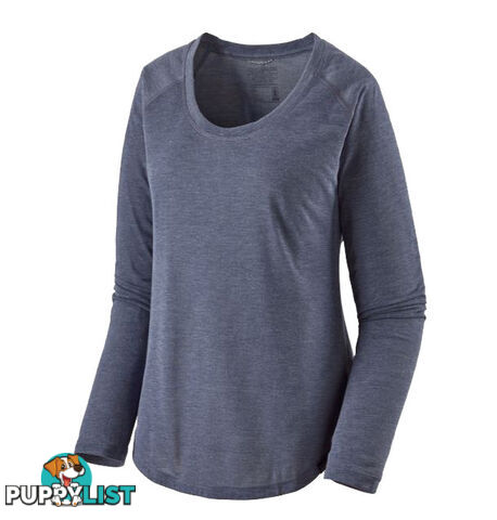 Patagonia Capilene Cool Trail Womens Long Sleeve Performance T-Shirt - Classic Navy - S - 24491-CNY-S