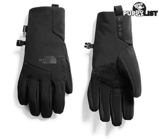 The North Face Apex Etip Womens Windproof Gloves - TNF Black - L - NF0A4SHCJK3-W0L