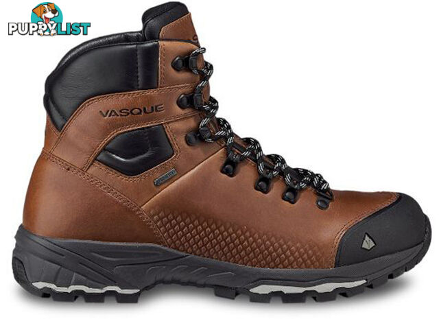 Vasque St Elias FG GTX Wide Mens Hiking Boots - Cognac - 8.5 - V7146W8.5