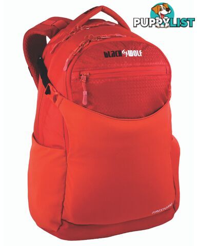 Black Wolf Firestorm Daypack - True Red - W0198-TrueRed