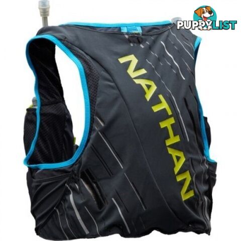 Nathan Pinnacle 4L Mens Hydration Vest - Black/FinishLime - XS - NS40260-00022-31