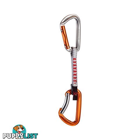 Mammut Wall Key Lock Express Set Straight Gate/Bent Gate - Silver/Orange - 10 cm - 2210-01710-31170-10