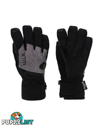 XTM Sage Adult Unisex Waterproof Snow Gloves - Grey Denim - Xs - DU020-GDM-XS