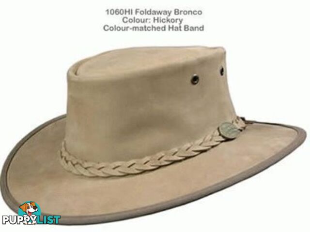 BARMAH FOLDAWAY SUEDE LEATHER HAT - HICKORY [Hat Size:Small] - 1061HIS