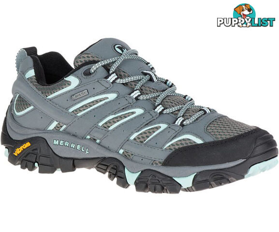 Merrell Moab 2 Gore-Tex Wide Womens Waterproof Hiking Shoes - Sed Sage - 6.5US - J06036W-000-65