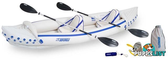 Sea Eagle SE370 2 Person Inflatable Kayak - Pro Package - SE370K-P-T