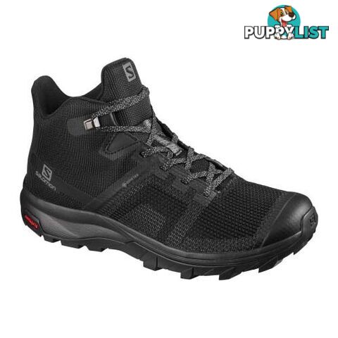 Salomon Outline Prism Mid GTX Womens Hiking Shoes - Black/Qush - 9.5US - 411211-080