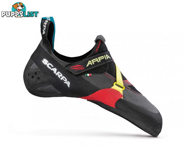 Scarpa Arpia Mens Climbing Shoes - Black/Red - 6US / EU38 - SCA20065-Black-Red-38