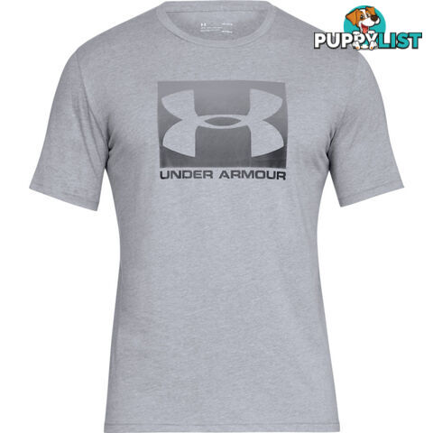 Under Armour Boxed Sportstyle Mens S/S T-Shirt - Grey - XXL - 1329581-035-XXL