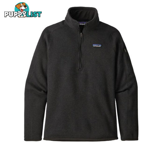 Patagonia Better Sweater 1/4 Zip Womens Fleece Jacket - Black - L - 25618-BLK-L