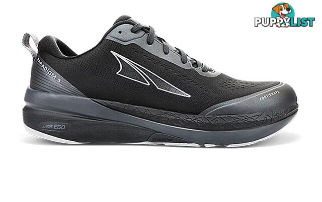 Altra Paradigm 5 Mens Road Running Shoes - Black - 12 - AL0A4VQO000-120