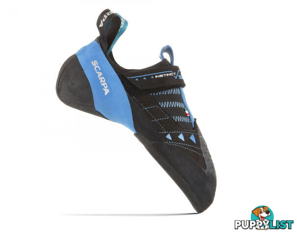 Scarpa Instinct VSR Mens Climbing Shoes - Black-Azur - EU40 / US7.5 - SCA20047-40