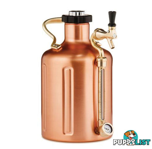 GrowlerWerks uKeg 128 Growler - 3.8L - Coppper Plated - GWA1002-CU-NB-00