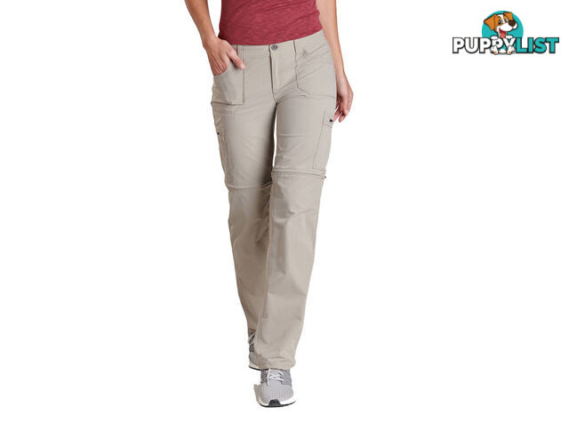 Kuhl Horizn Convertible Womens Hiking Pants - 30L - Khaki - AU10/US8 - KUH00409-Khaki-8