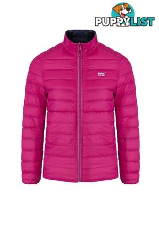 Mac In A Sac Polar Womens Reversible Insulated Down Jacket - Fuchia-Navy - XL - POL1190FU-NAV16