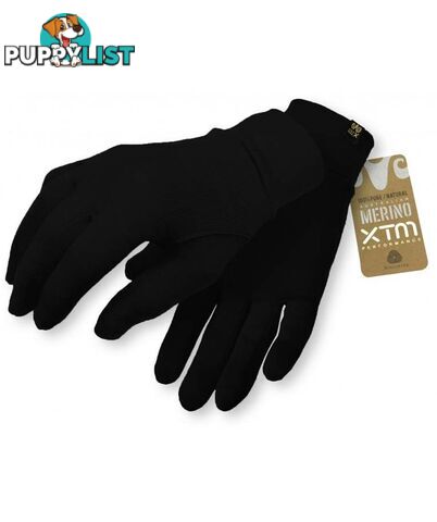 Xtm Merino Gloves-Black [Glove Size: XXL] - MU009-BLK-2XL