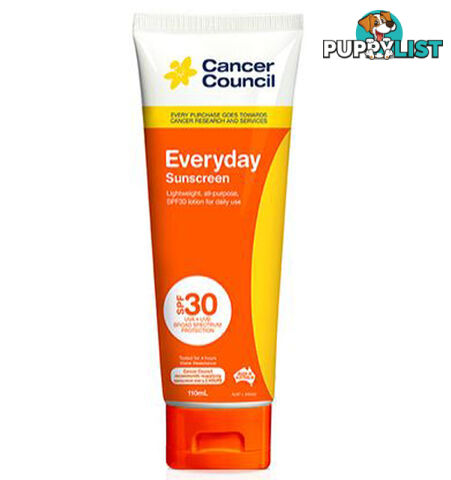 Cancer Council Everyday Tube SPF 30+ Sunscreen - 110 ml - CCS-TE-110