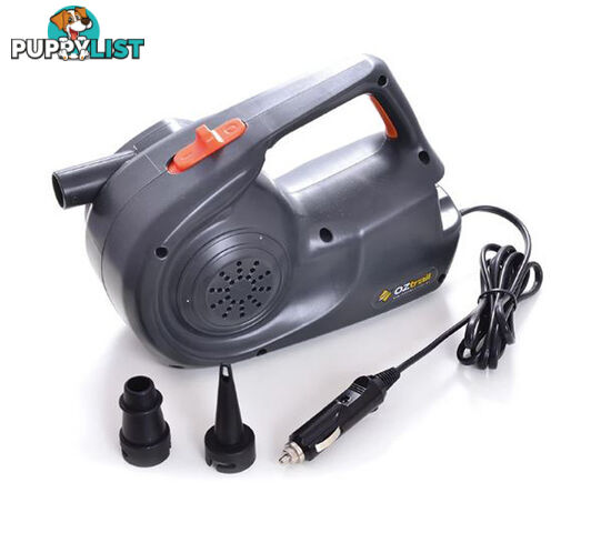 OZtrail Hi-Flow 12V Electric Air Mattress Pump - EMA-PU12V-A