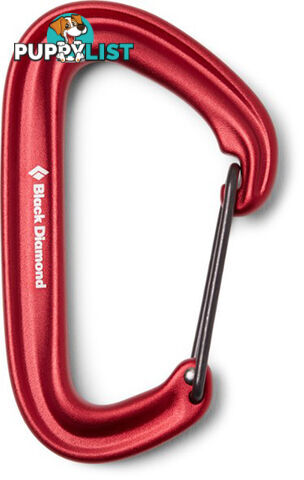 Black Diamond LiteWire Wiregate Carabiner - Red - BD2102346009ALL1