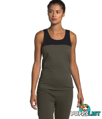 The North Face North Dome Womens Climbing Tank - New Taupe Green/TNF Black - Xs - NF0A4AO5BQW-QXS