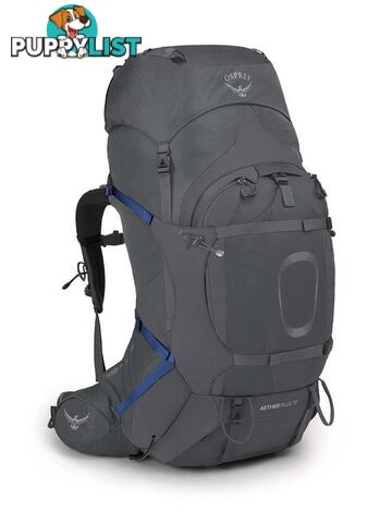 Osprey Aether Plus 70L Mens Hiking Backpack - Eclipse Grey - L/XL - OSP0890-EclipseGr-L-XL