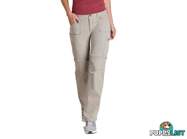 Kuhl Horizn Convertible Womens Hiking Pants - 30L - Khaki - AU11/US10 - KUH00409-Khaki-10