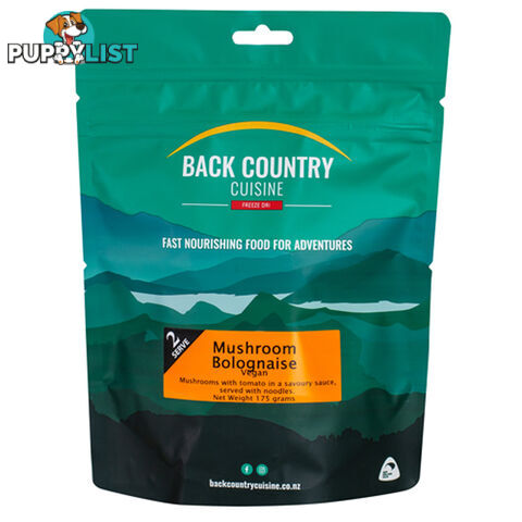 Back Country Cuisine Mushroom Bolognaise - Regular - BC455