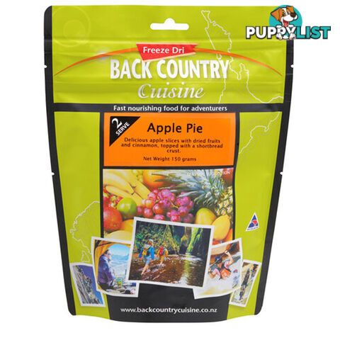 Back Country Cuisine Freeze Dried Meal - Apple Pie - Double - BC427