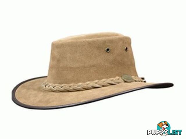 Barmah Foldaway Suede Leather Hat - Hickory - 1061hi