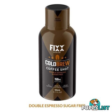 Fixx Nutrition Cold Brew Sugarfree Coffee Shot - 50ml - FXCBSUGAFREE