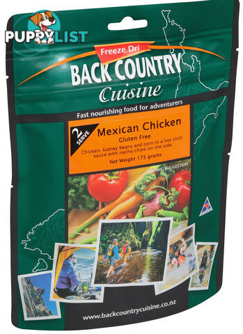 Back Country Cuisine Freeze Dried Meal - Mexican Chicken - Regular - BC415