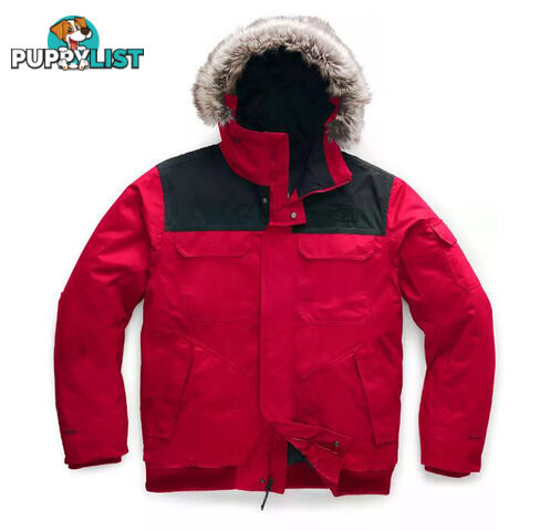 The North Face Gotham III Mens Waterproof Insulated Jacket - TNF Red/TNF Black - L - NF0A33RGN9D-W0L