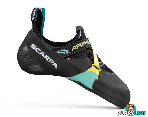 Scarpa Arpia Womens Climbing Shoes - Black/Aqua - 6.5US / EU38 - SCA20066-Black-Aqua-38