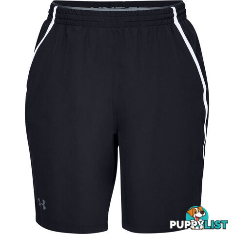 Under Armour Qualifier WG Perf Mens Shorts - Black/White - XL - 1327676-001-XL