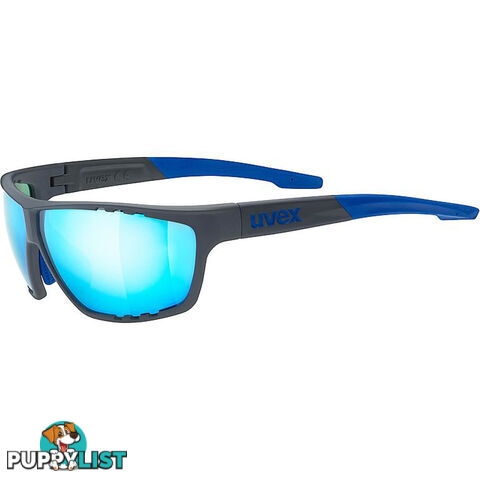 Uvex Sportstyle 706 Sports Sunglasses - Blue Matte - S5320064416