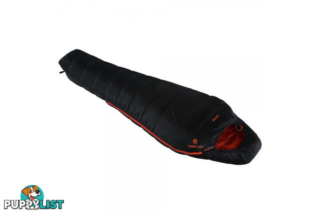 Vango Cobra 400 Down Insulated Sleeping Bag - Anthracite - VSB-CO400-Q