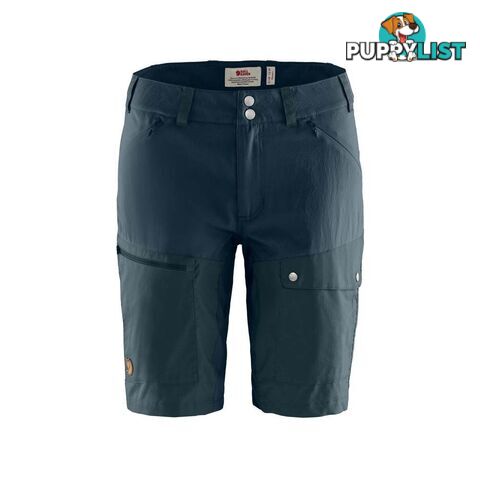 Fjallraven Abisko Midsummer Womens Shorts - Dark Navy - 34 - CF8985755534