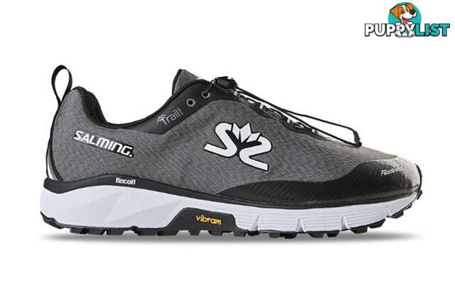 Salming Trail Hydro Mens Trail Running Shoes - Grey/Black - US11.0 - 1289085-1001-4513