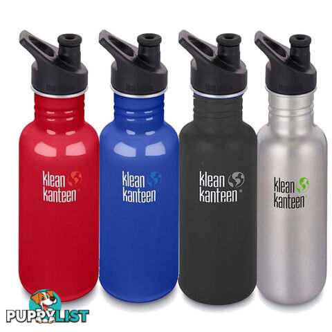 Klean Kanteen 18oz Classic Sport Cap Water Bottle .53L - XK1003P2