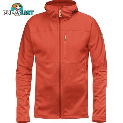 Fjallraven Abisko Trail Fleece Mens Jacket - Flame Orange - CF82257