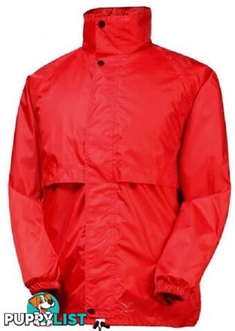 Rainbird Stowaway Unisex Waterproof Packable Rain Jacket - Red - 8004-7-RD