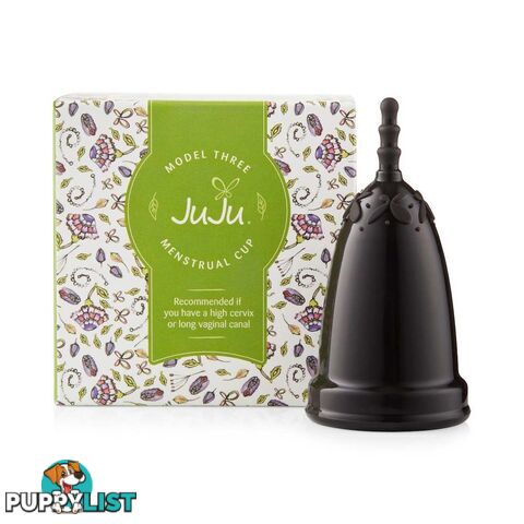 JuJu Menstrual Cup - Black - Model 3 - M3-BK