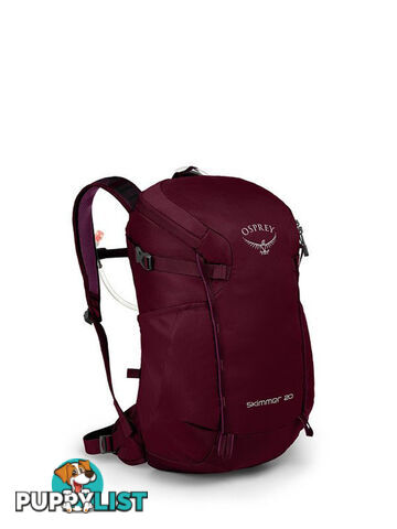 Osprey Skimmer 20L Womens Hiking Backpack w/Res - PlumRed - OSP0773-PlumRed