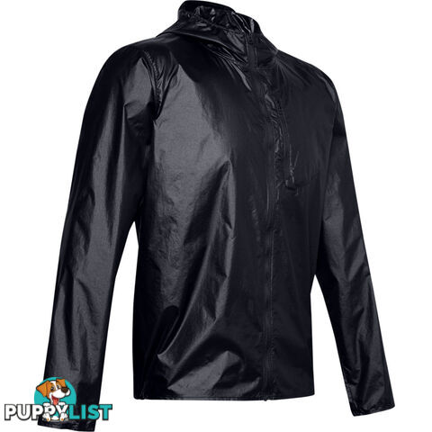 Under Armour OD Impasse Wind Mens Running Jacket - Black - MD - 1350943-001-MD