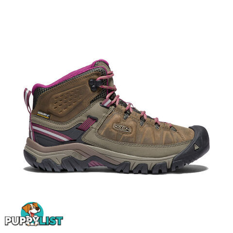 Keen Targhee III Mid WP Womens Waterproof Hiking Boots - Weiss Boysenberry - US 7 - 1018178-7