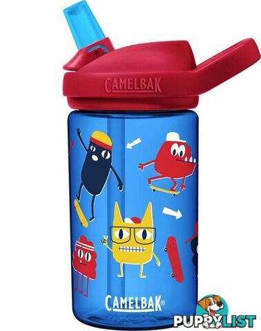 CamelBak Eddy+ Kids Water Bottle - 400ml - Skate Monstr - CB2472401041